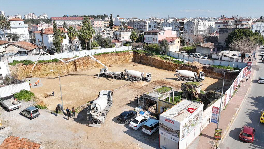 Balbey Kentsel Yenileme Projesi’nde ilk beton döküldü