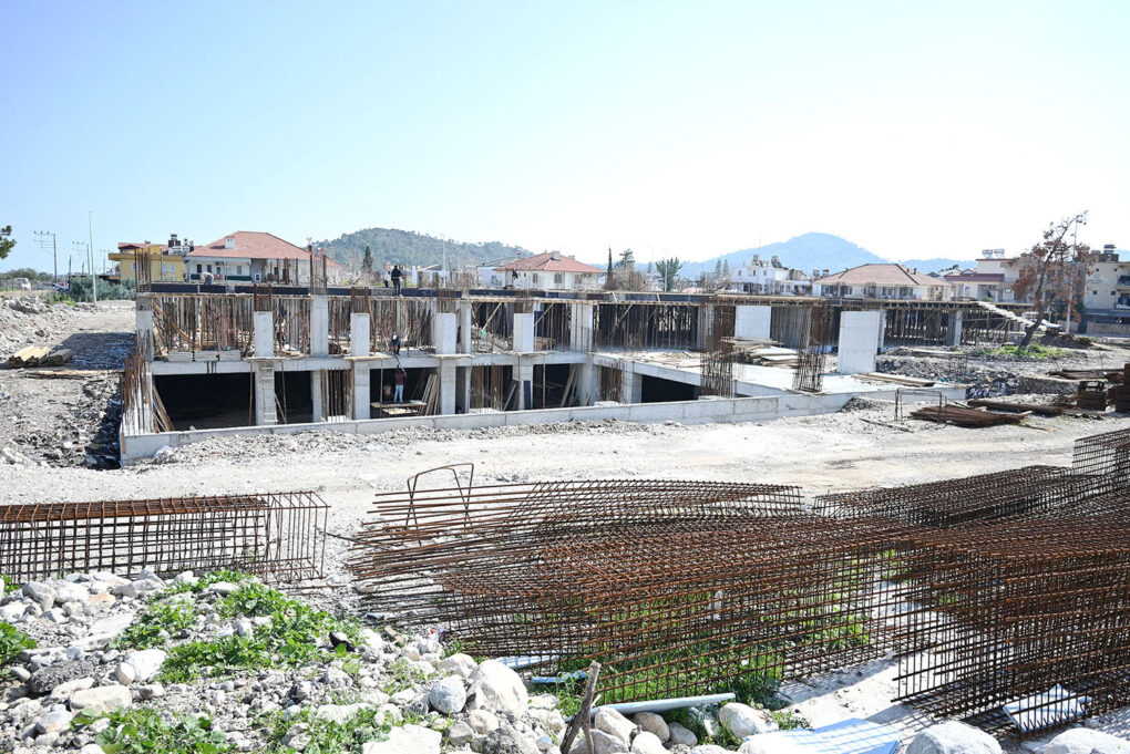 Denizcilik Fakültesi ve yurt binasında çalışmalar devam ediyor 