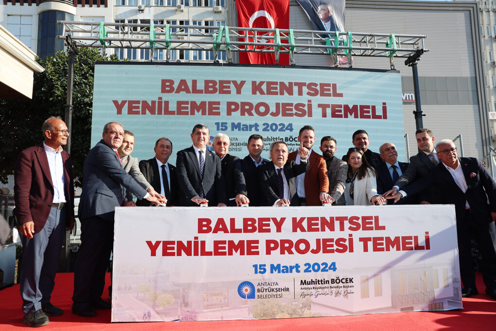 Balbey Kentsel Yenileme Projesi’nin temeli atıldı