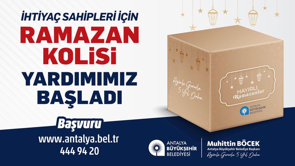 Büyükşehir’den ihtiyaç sahiplerine Ramazan gıda kolisi