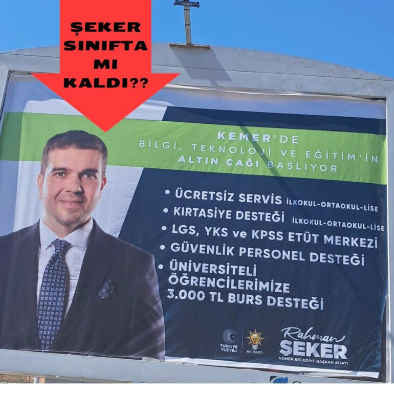 ŞEKER SINIFTA KALDI