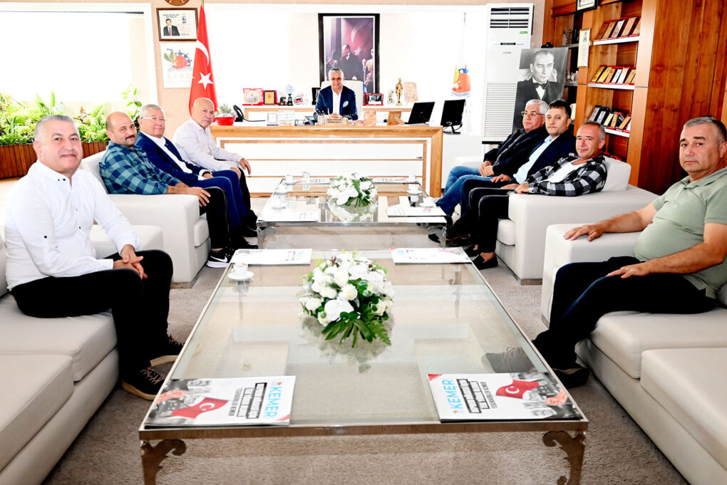 Otobüs ve taksicilerden Başkan Topaloğlu’na ziyaret