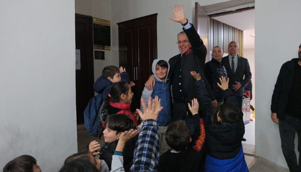 Öğrencilerden sinema keyfi