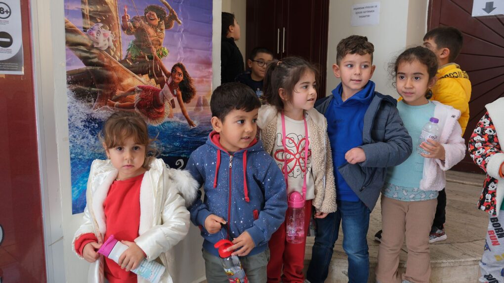 Miniklerin sinema keyfi