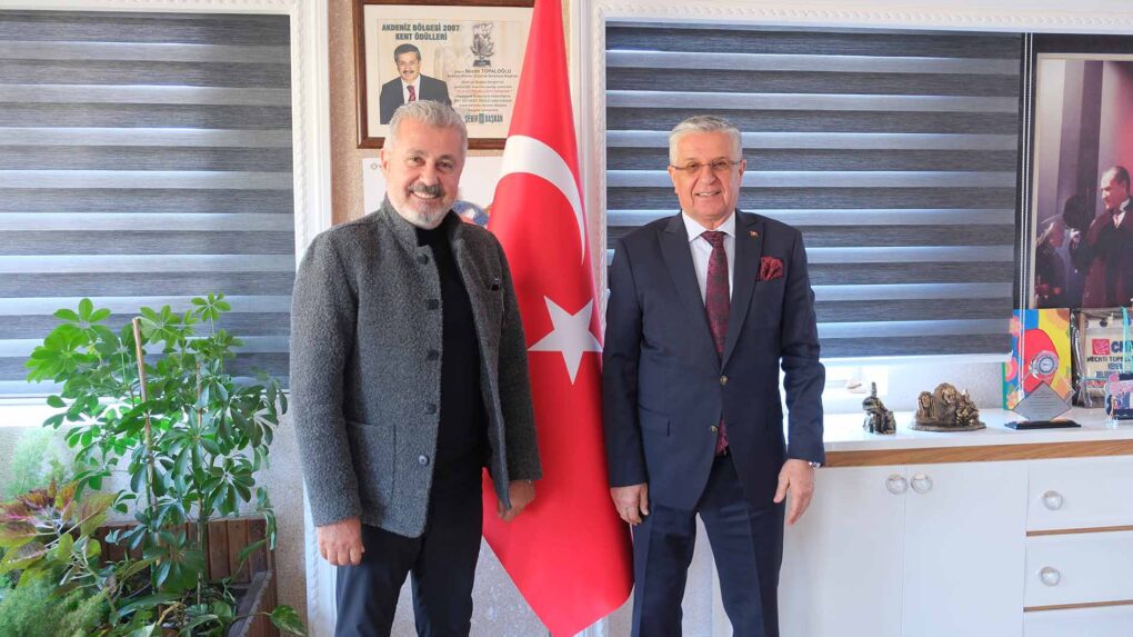 Şükrü Sözen’den Başkan Topaloğlu’na ziyaret 