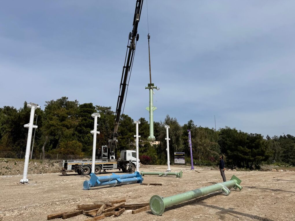 Tekirova pazar yerinin inşası hızla devam ediyor