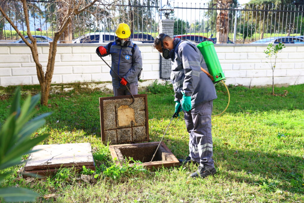 Büyükşehir Belediyesi vektörel mücadele ekipleri iş başında