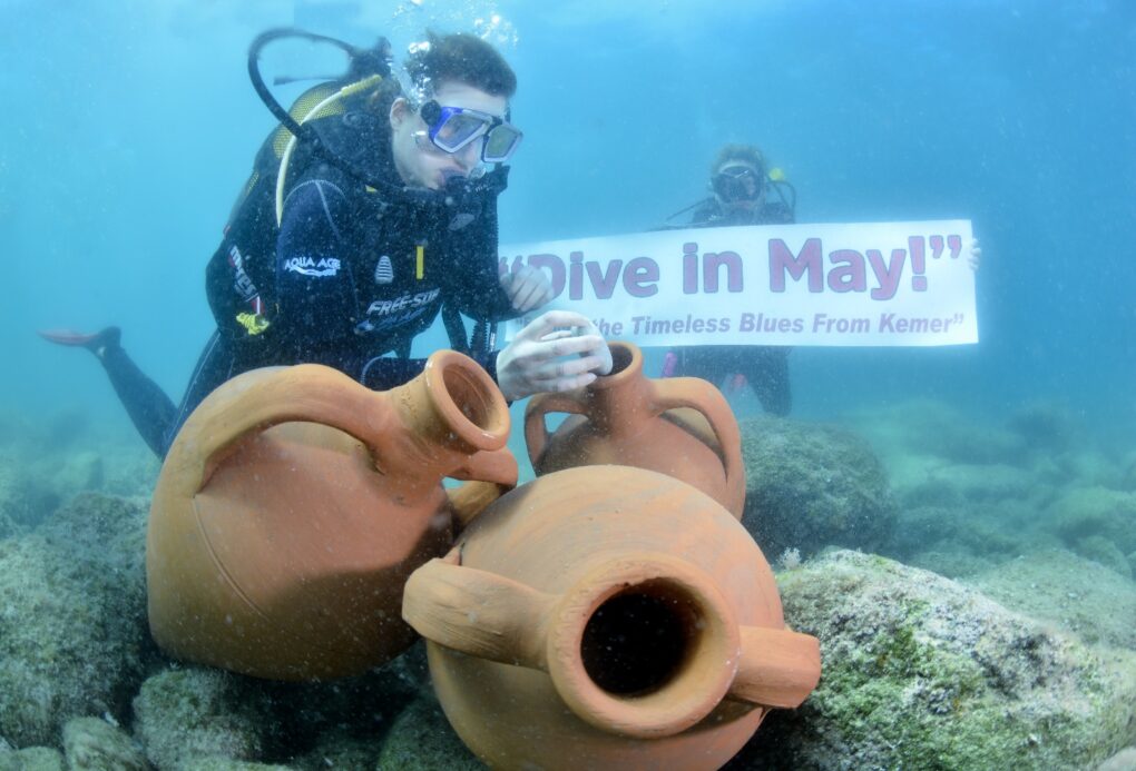 Kemer’de Hıdırellez Dalışı yapıldı 