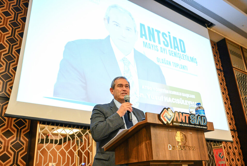 Yönetim Kurulu Başkanımız Yusuf Hacısüleyman, Antalya Yapı Malzemeleri Sanayici ve İş İnsanları Derneği (ANTSİAD) Mayıs Ayı Genişletilmiş Olağan Toplantısı’na katıldı.