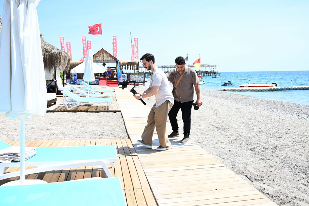 Kemer tanıtım çekimleri devam ediyor