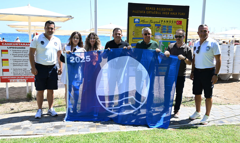 Kemer Belediyesi’nin mavi bayrak gururu