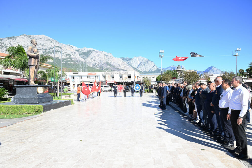 Gaziler düzenlenen törenle anıldı