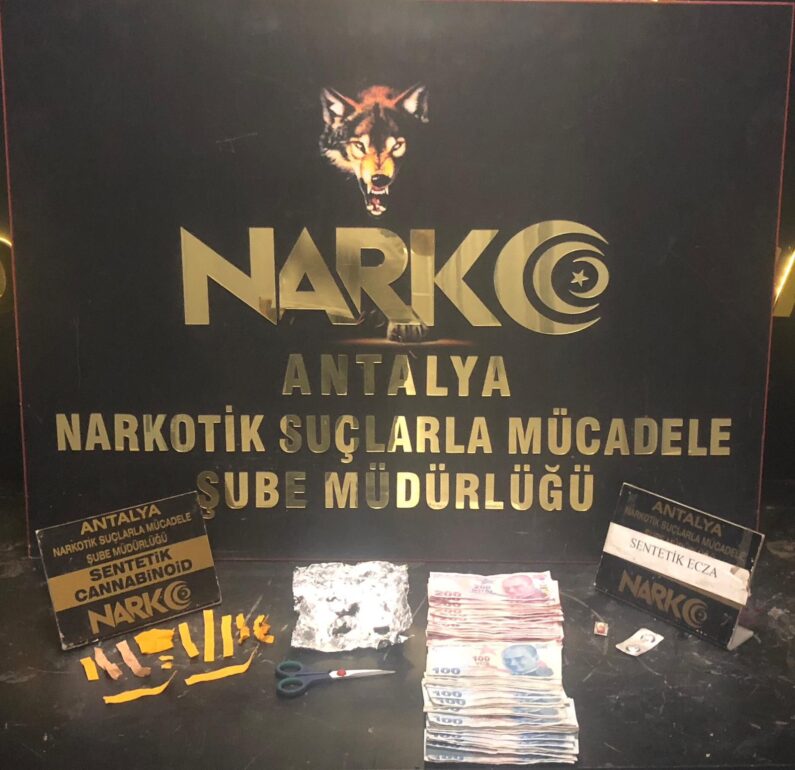 Narkotik Suçlarla Mücadelede SON 1 HAFTADA Yapılan Çalışmalar
