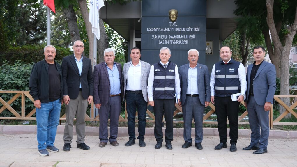 ASAT Genel Müdürü Cengiz Gülebay Konyaaltı’ndaki çalışmaları inceledi