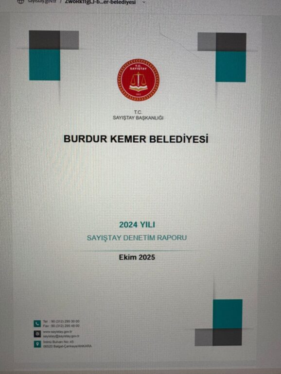 Kemer Belediyesi’ne Atfedilen Sayıştay Raporu Gerçeği Yansıtmıyor