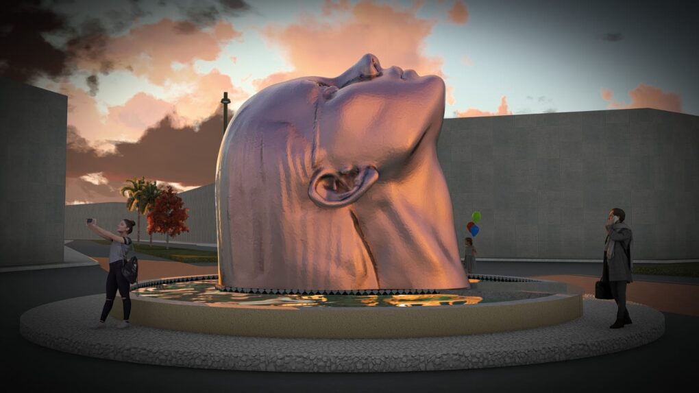 Çınarlı Kavşağı’na ‘Hanna’ heykeli 