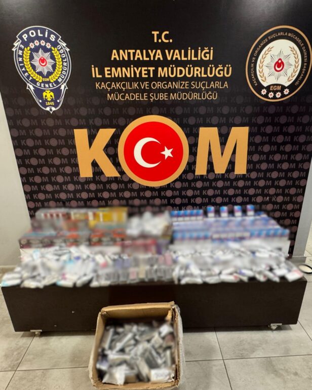 ANTALYA’DA KAÇAKÇILIK VE ORGANİZE SUÇ OPERASYONLARI: SON 1 HAFTADA 4 TUTUKLAMA