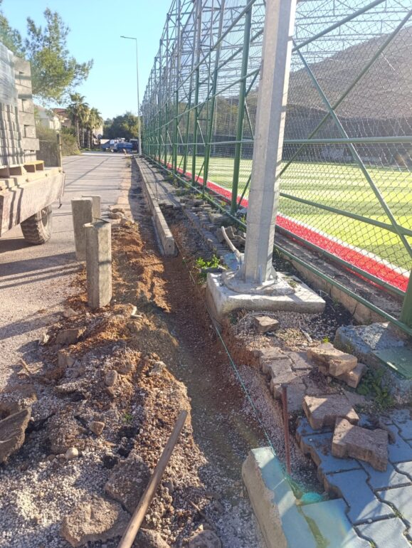 Kemer’de altyapı çalışmaları