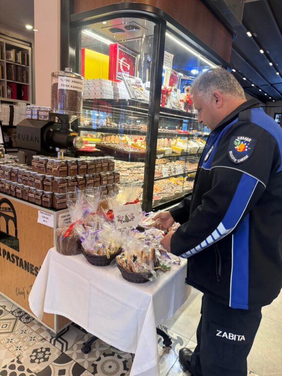 Zabıtadan yeni yıl öncesi denetim