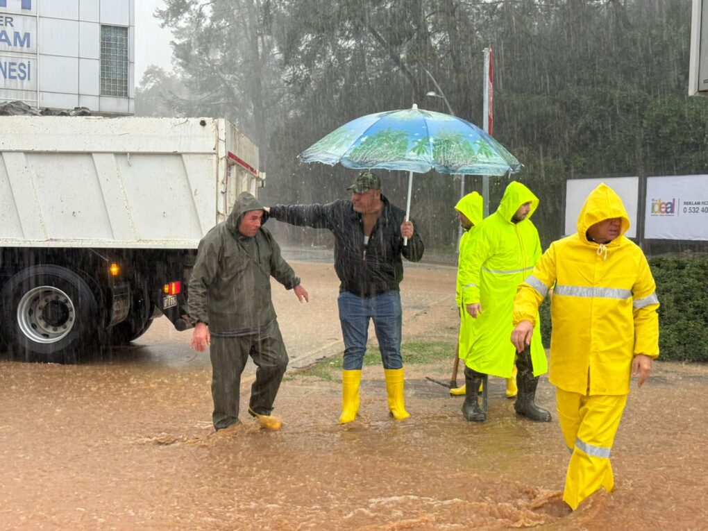 Yağışlar en çok Kemer’de