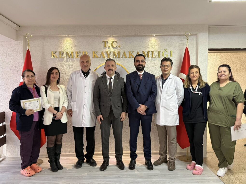 Sağlık Çalışanlarına Başarı Belgesi..