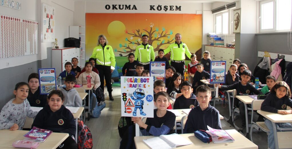 Okullarda ‘Polirobot Trafikte Projesi’ Hakkında Bilgilendirme Yapıldı