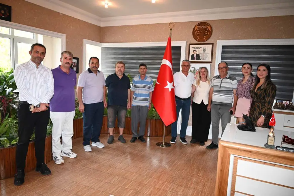 Kuzdere’den Başkan Topaloğlu’na teşekkür ziyareti