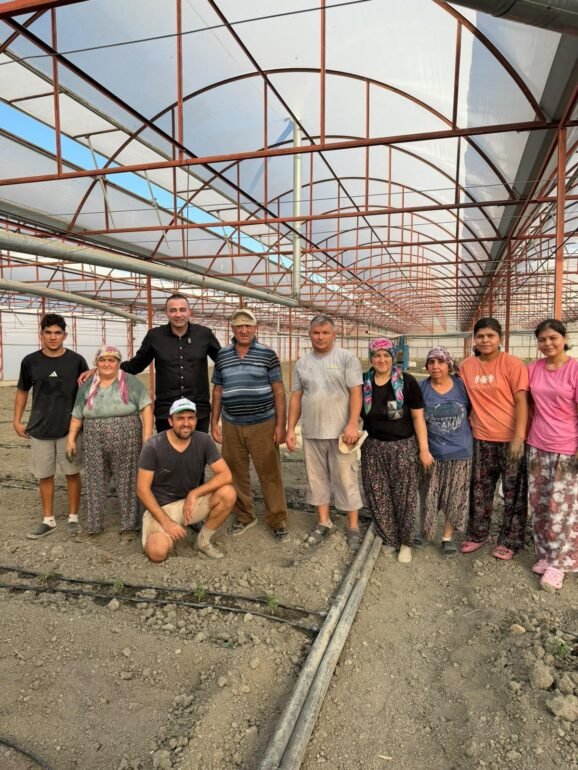 Aykut Kaya, Kaş’ta çiftçilerle buluştu