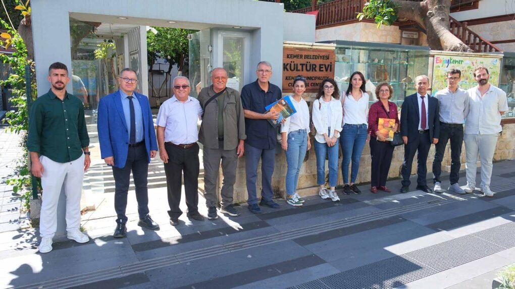 Fethiye Belediyesi heyetinden Kemer Belediyesi Kültür Evi’ne ziyaret